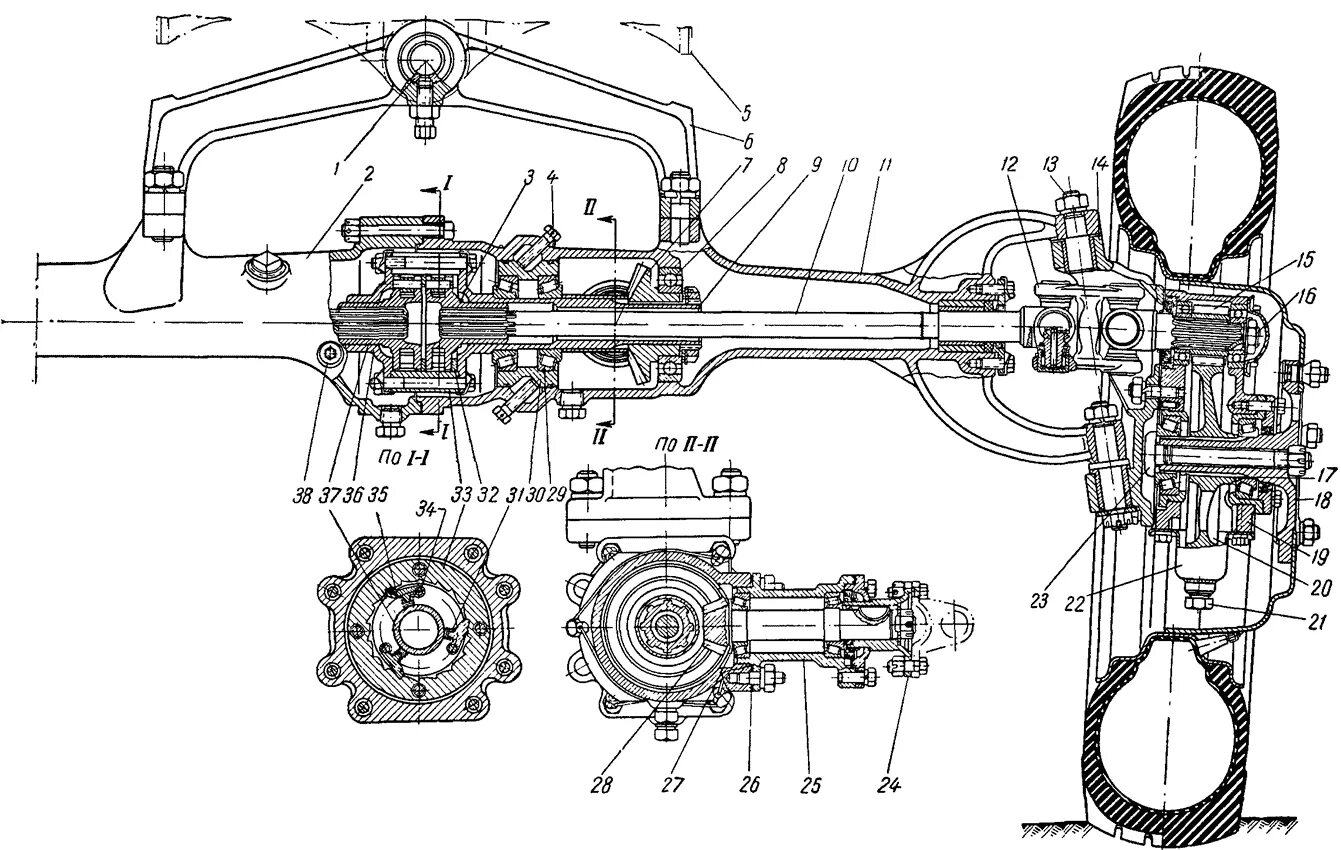 Схема переднего моста трактора т 25. Трактор т30 привод переднего моста. Передний мост трактор т 80. Трактор т 25 задний мост.