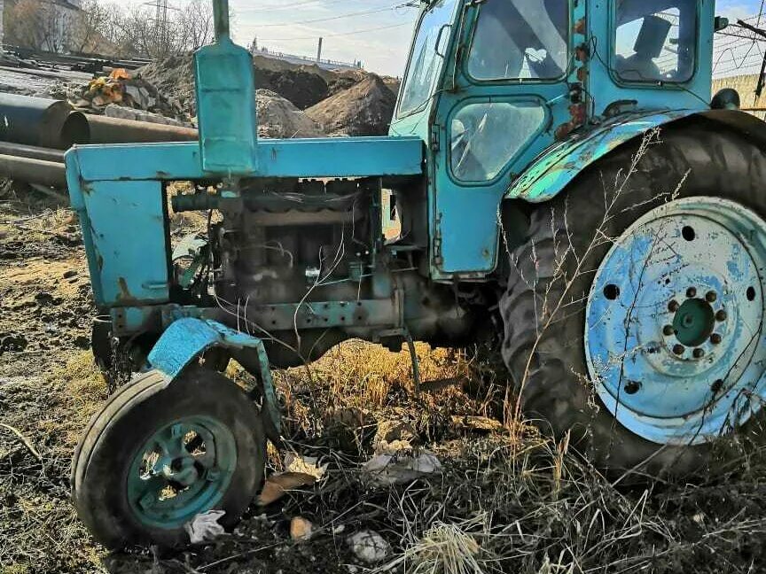 трактор т-40 ам с телегой. т-40 (трактор).