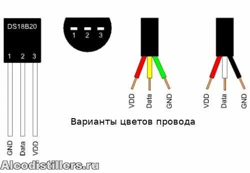 Несколько датчиков температуры. Датчик температуры ds18b20 цоколевка. датчик dallas 18b20. ds18b20 датчик температуры распиновка. температурный датчик dallas ds18b20.