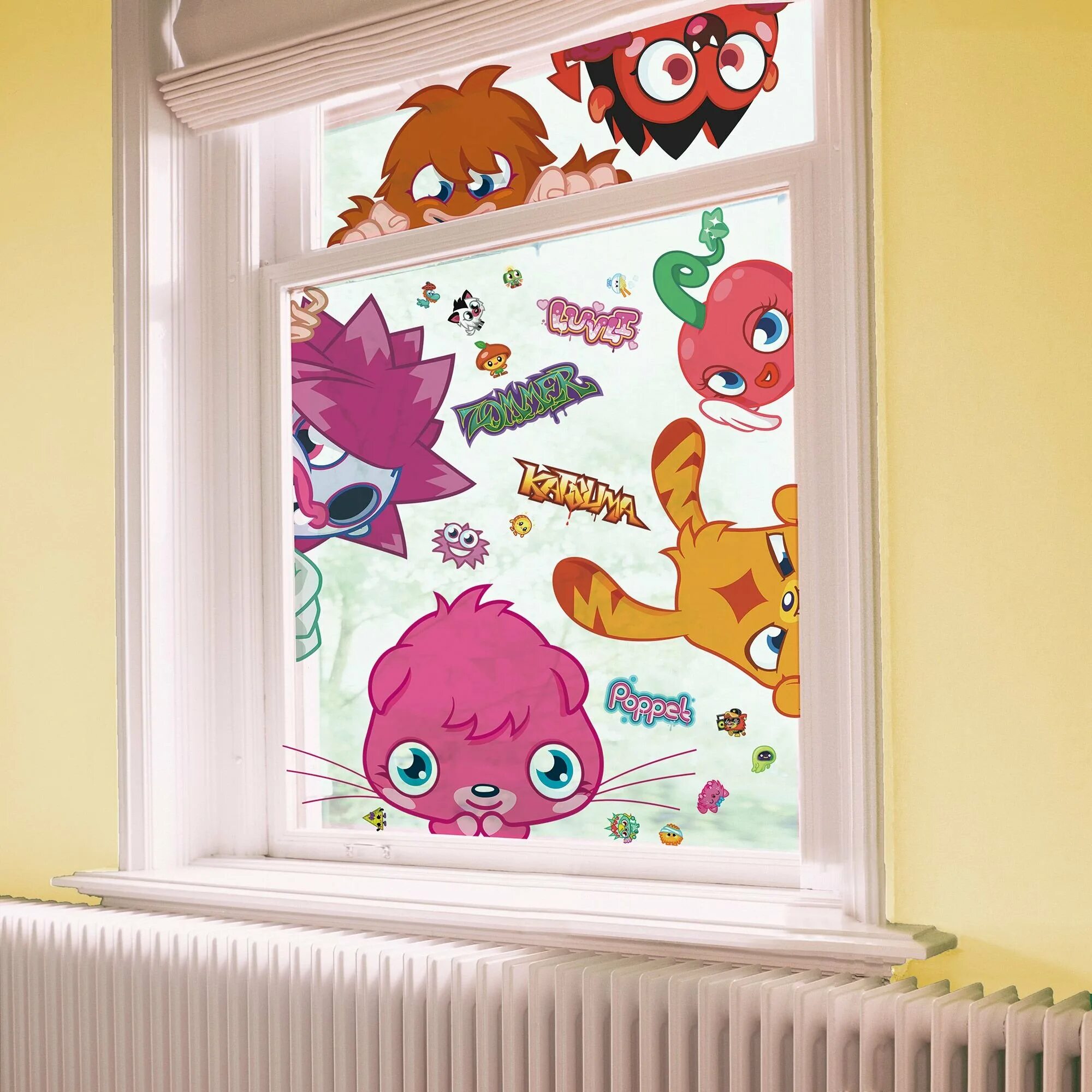 Статические наклейки на окна. Интересные наклейки на окна. двухсторонние наклейки на окна. наклейки на окна детские. виниловые наклейки на окна.