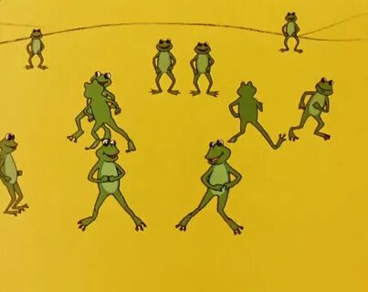 A frog dance