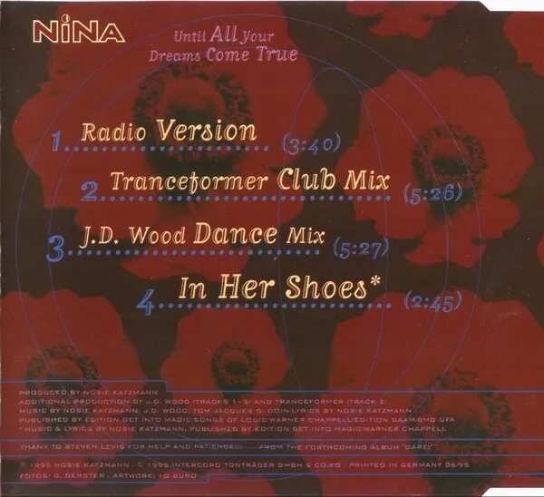 Nina until all your Dreams. Nina all your Dreams come true. Nina - until all your Dreams come true (Remixes) 1995. Nina Eurodance.