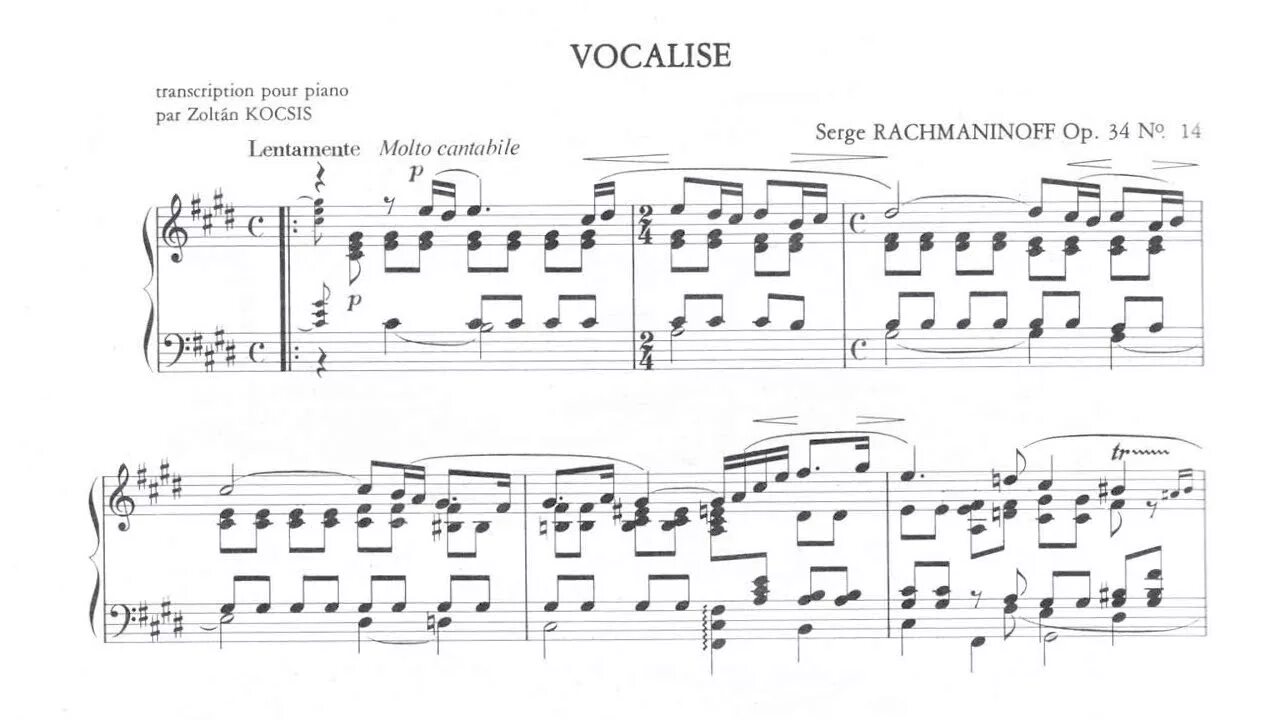 Вокализ рахманинова для фортепиано. Вокализ Рахманинова Ноты. Рахманинов Вокализ 34 Ноты для фортепиано. Рахманинов Вокализ Ноты для фортепиано. Рахманинов Вокализ фортепиано.