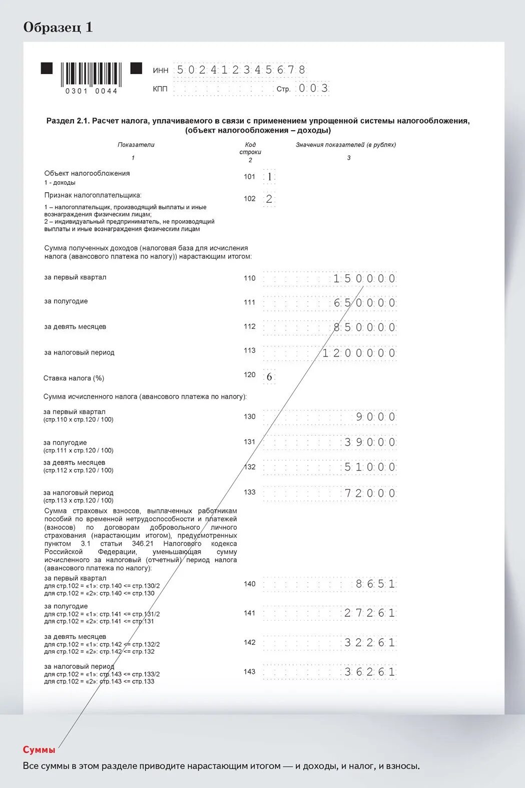 Расчет авансовых платежей по усн доходы