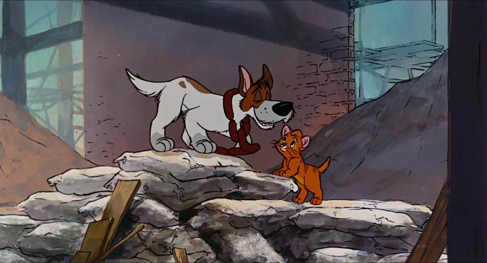 Дисней 1988. Пес Юнк. Oliver and company