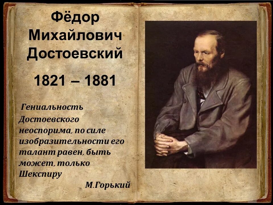 Жизни и творчестве русских писателей. Ф.М. Достоевский русский писатель (1821—1881). Фёдор Достоевский 1821-1881. Достоевский годы жизни.