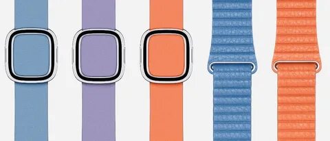 Цвета ремешков apple watch