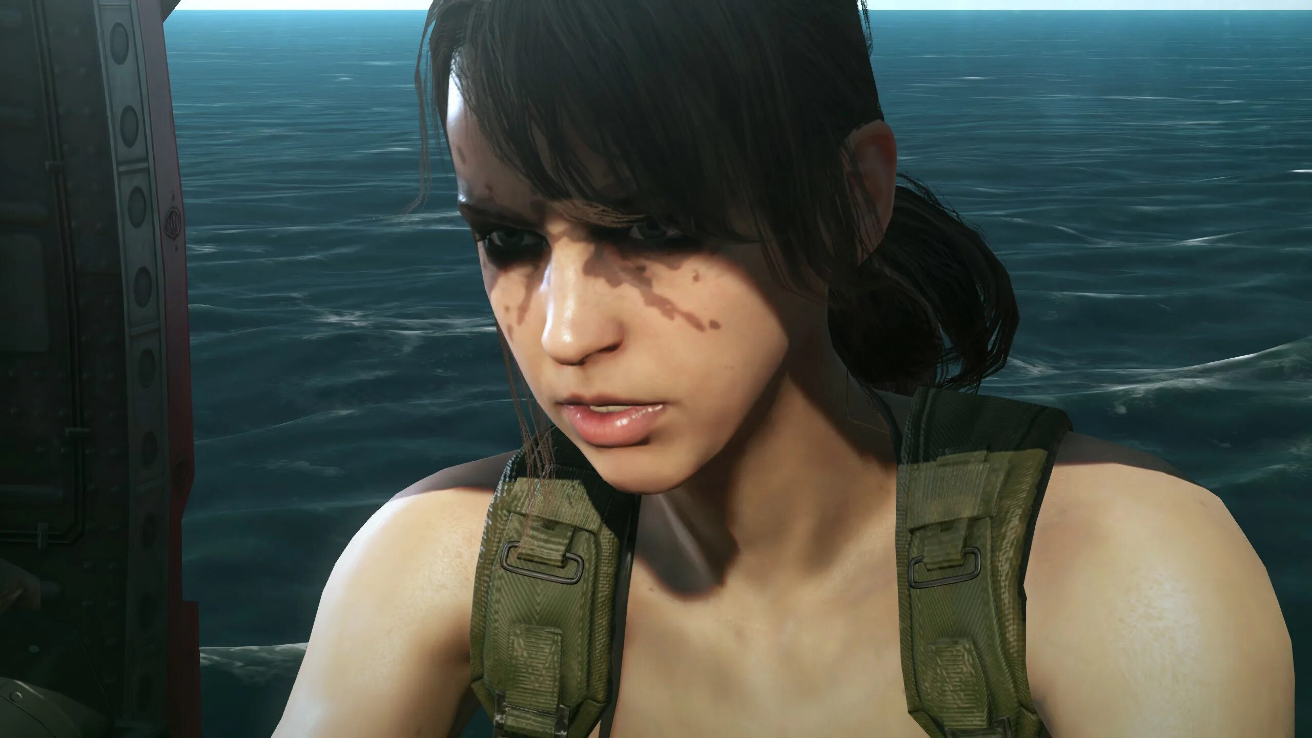 Something quiet. Metal Gear 5 молчунья. Metal Gear Solid 5 the Phantom Pain молчунья. The Phantom Pain молчунья. Quiet MGS 5.