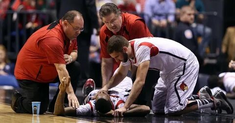 He hurt his leg when he