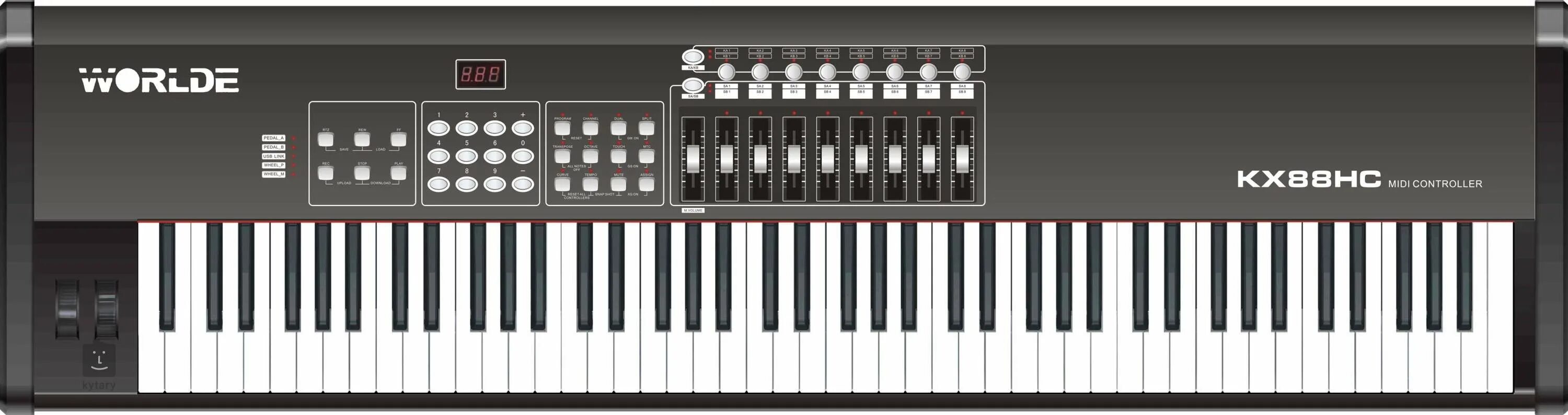 Интернет midi. Midi клавиатура yamaha kx88. laudio kx76hc. kx88hc. midi 88 клавиш.