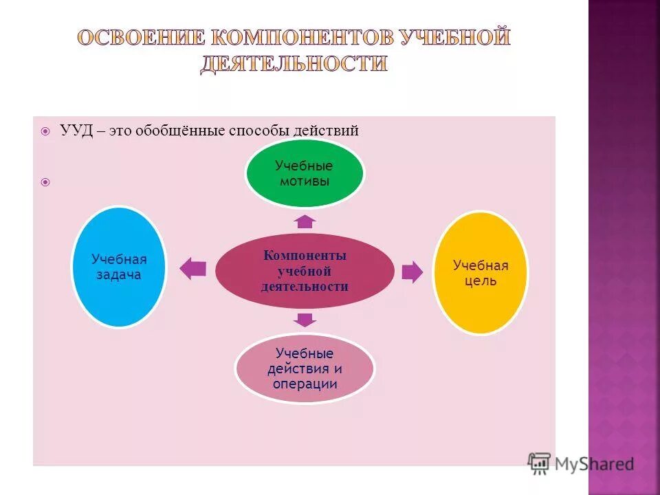 Компоненты мотивации обучения