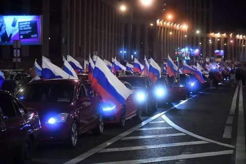 Автопробег москва день флага