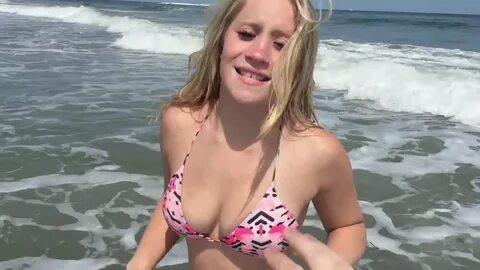 Taking off her bikini