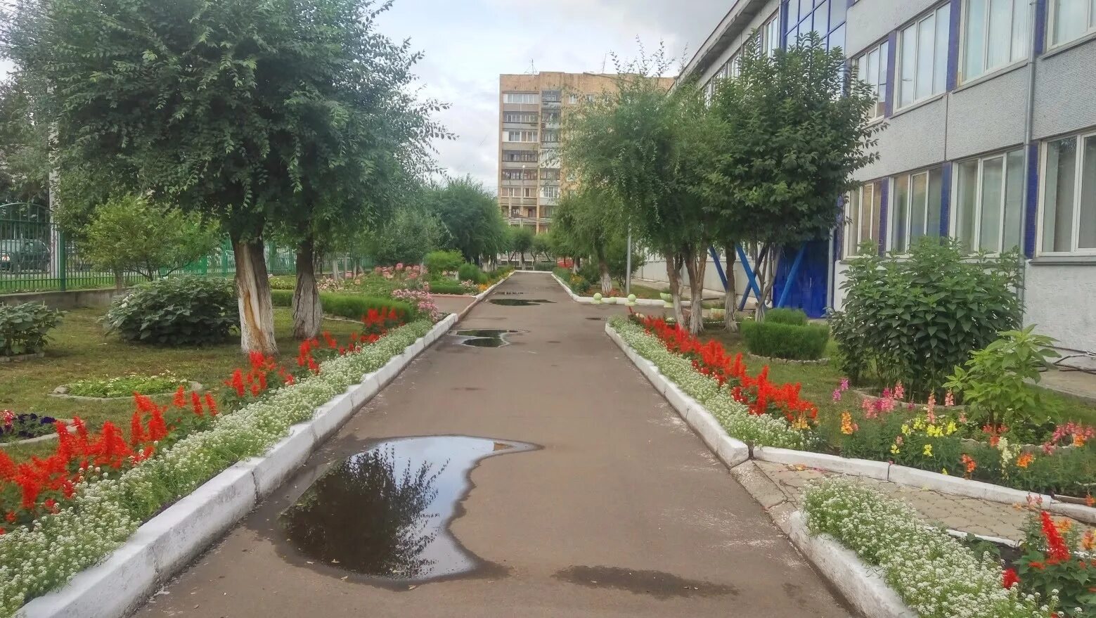 Аллея школьного двора фото Архив новостей © Детский сад № 549 г.Минска