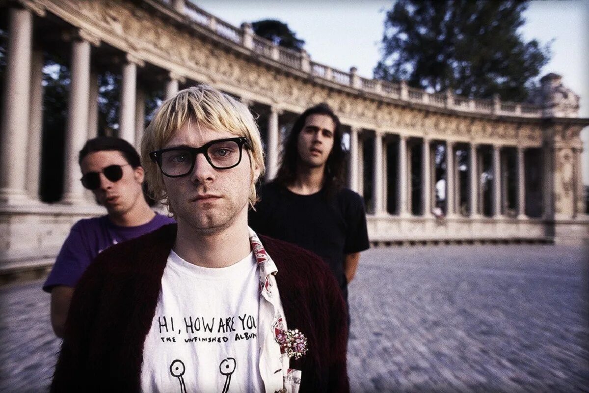 Nirvana act. Нирвана группа. Участники группы Нирвана. Nirvana 1992. Нирвана Мадрид 1992.