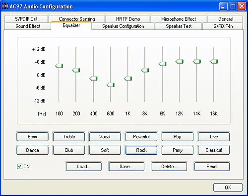 Ac97 audio driver. Эквалайзер Realtek 97 Audio. Программа для звуковой карты. Realtek ac97 Audio.