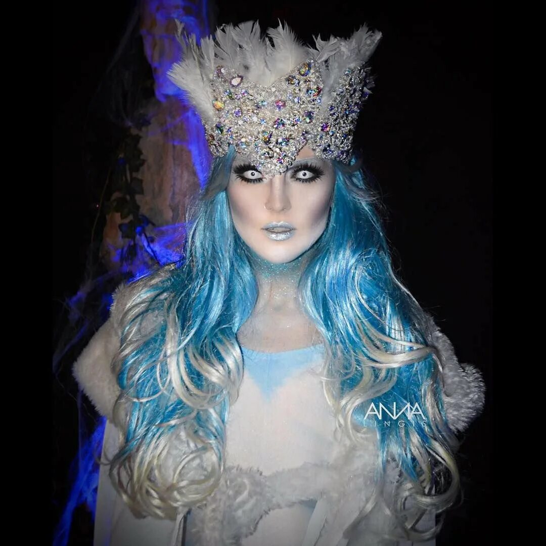 Гримм королевы. Гримм снежной королевы. айс квин ice queen. макияж снежной королевы.