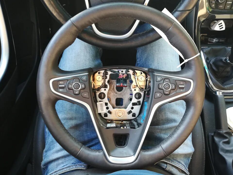Как снять руль опель руль в кожу Opel Astra G, 1,6 л, 2003 года аксессуары DRIVE2