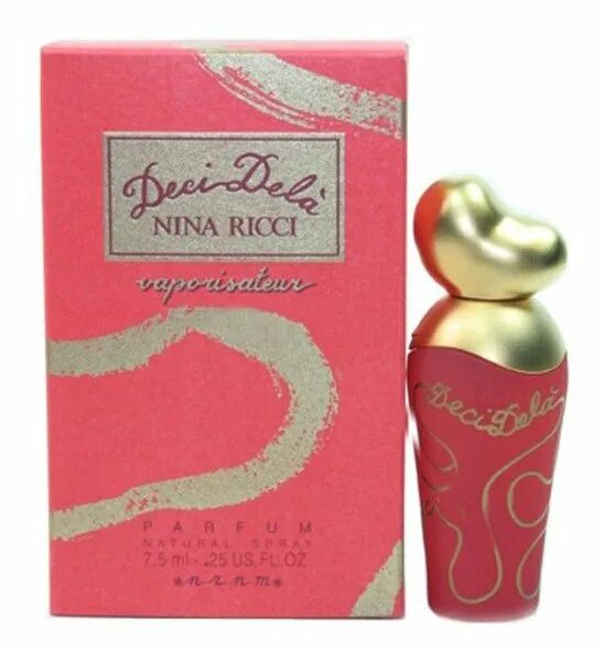 Нина ричи первые духи. Нина риччи миниатюра 5 мл. Deci dela nina ricci духи фото. Anna sui fantasia, edt, 75 ml. Духи дела.