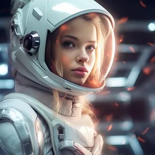 Девушка нарисованная искусственным интеллектом