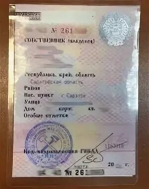 Лицевая сторона стс