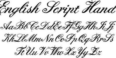 латинские буквы красивым шрифтом