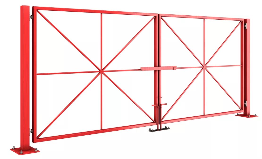 Ворота "каркас" н 1,5м l 3,4м, с 2 столбами 2,3м ппк ral 6005. Ворота распашные 1. Откатные ворота с калиткой дорхан. Калитка 1. Распашные ворота дорхан.