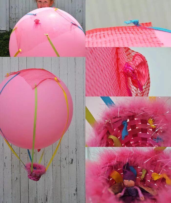 Воздушный шар в домашних условиях. Воздушный шар поделка. Поделка воздушный шар с корзиной. Воздушный шар из шарика. Воздушный шар для детской.