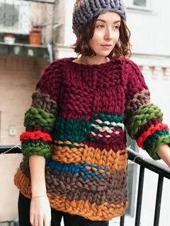 Что связать из толстой пряжи крючком