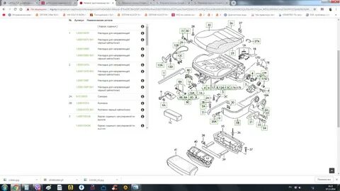 Каталог запчастей схема
