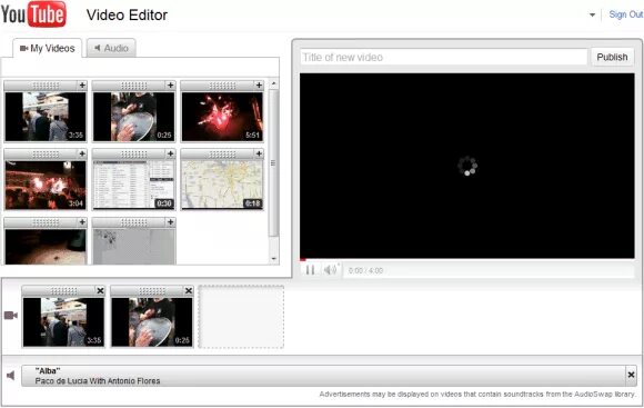 Видеохостинг загрузить видео. Youtube редактор. youtube video editor. воспроизведение видео.