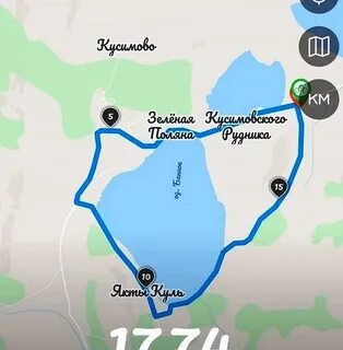 Банное на карте