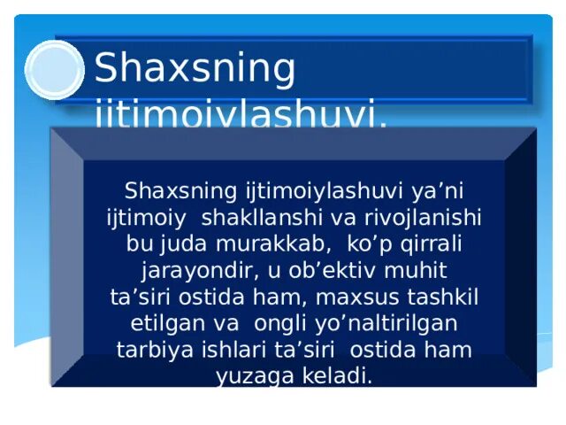 Shaxs ijtimoiylashuvi. Shaxs. Harakatini bildirgan so'zlar. Shaxs. Shaxs.