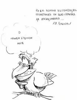 Бой на суку сидит ворона