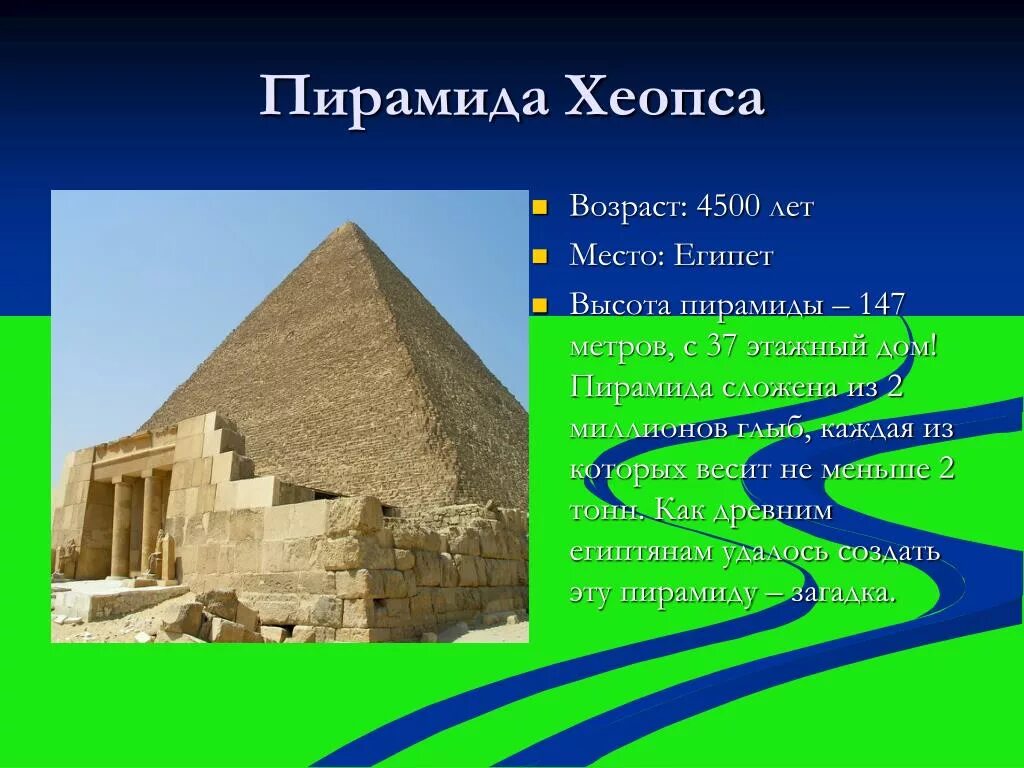 Пирамиды в Египте одно из семи чудес света. 7 Чудес света пирамида Хеопса. Пирамида Хеопса семь чудес света интересные факты. Сообщение про 1 чудо света пирамида Хеопса.