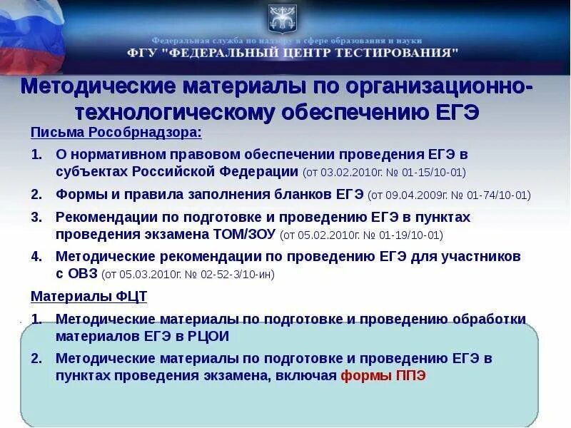 Информационного банка российское законодательство версия проф. Формы проведения ЕГЭ. Нормативные документы регулирующие проведение ЕГЭ. Информационная безопасность при организации и проведении ЕГЭ.. Методические материалы при проведении ЕГЭ для сопровождающих.