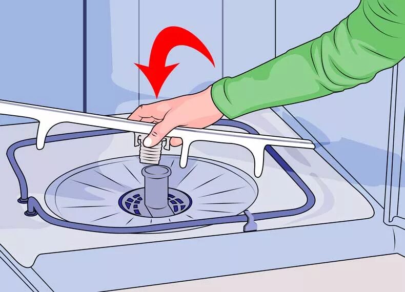 Почему в машинку не поступает вода. Разбрызгиватель для посудомоечной машины. Разбрызгиватель воды посудомойка. Сопла в посудомоющей машине. Засорилась посудомоечная машина.