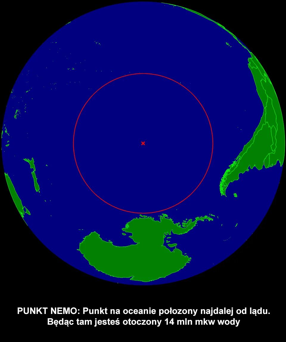 Точка немо сайт. Точка Немо. Точка Немо на карте. Координаты точки Немо на карте. Точка Немо в тихом океане на карте.