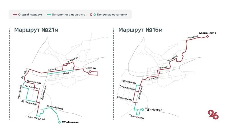 Карта автобусов ставрополь