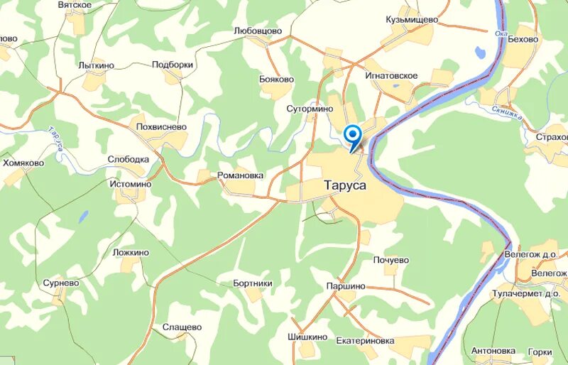 Карта тарусская. Таруса Калужская область на карте России. Таруса Калужская область на карте. Г Таруса Калужской области на карте. Город Таруса Калужской области на карте.