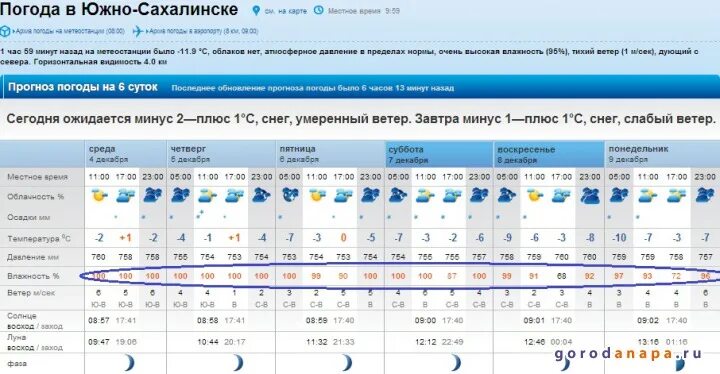 метео 7 южно сахалинск погода