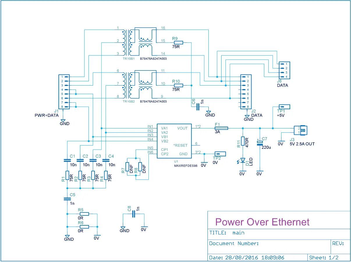 Poe sd. POE коммутатор схема принципиальная электрическая. POE 1000 сплиттер схема. Электрическая схема Ethernet коммутатора. POE сплиттер 12v 2a схема.