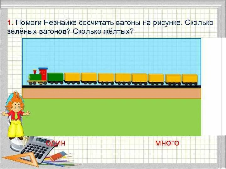 Определите сколько вагонов. Помогите Незнайке сосчитать. Помогите Пете сосчитать вагоны. Картинка сколько всего поколени1. Вагончик зелёный картинка для детей.