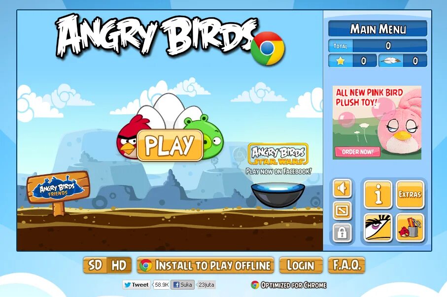 Birds chrome. Angry Birds Chrome. Angry Birds Chrome Beta. Angry Birds Chrome Dimension. Экран главного меню Angry Birds Chrome.