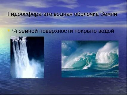 Гидросфера водная оболочка