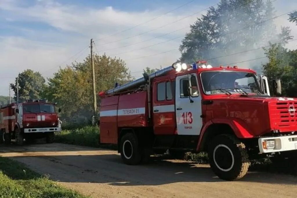 Что горит в березовском