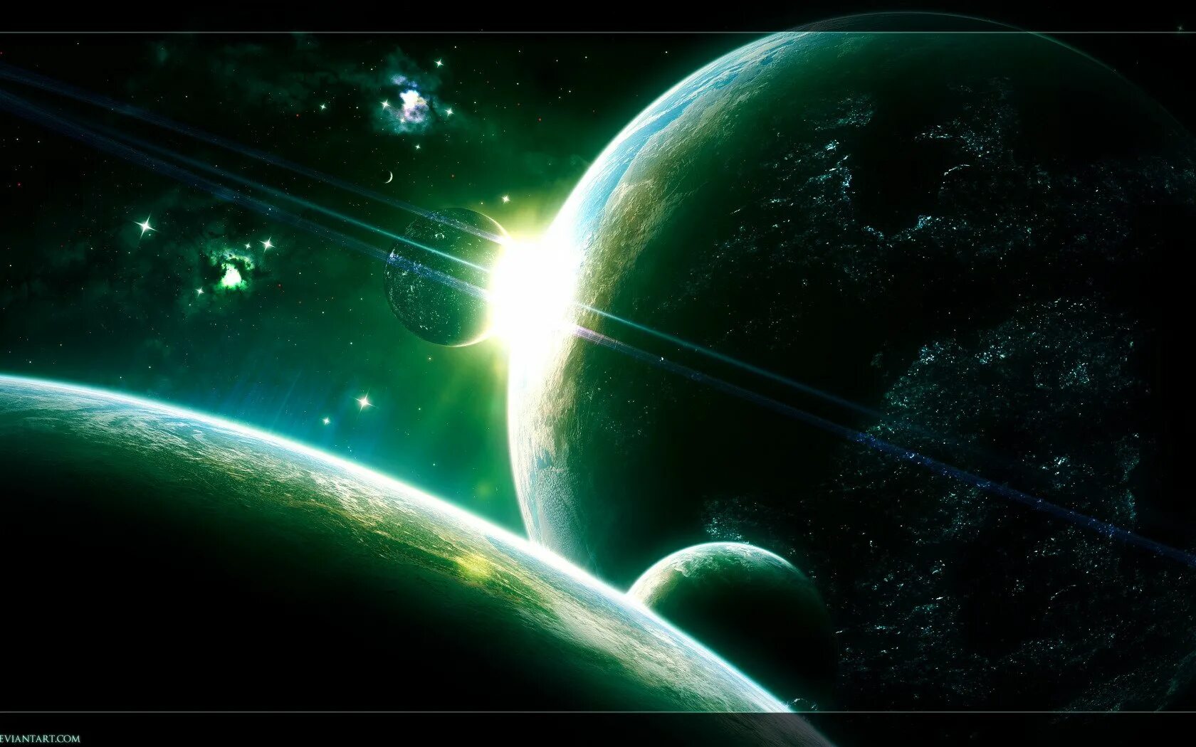 Черно зеленый космос. Зеленый космос. Космос в зеленых тонах. Зеленая Планета в космосе. Картинки на рабочий стол планеты.