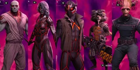 Guardians of the galaxy костюмы