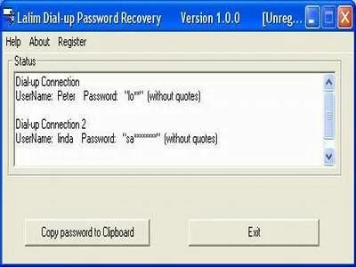 Up to password