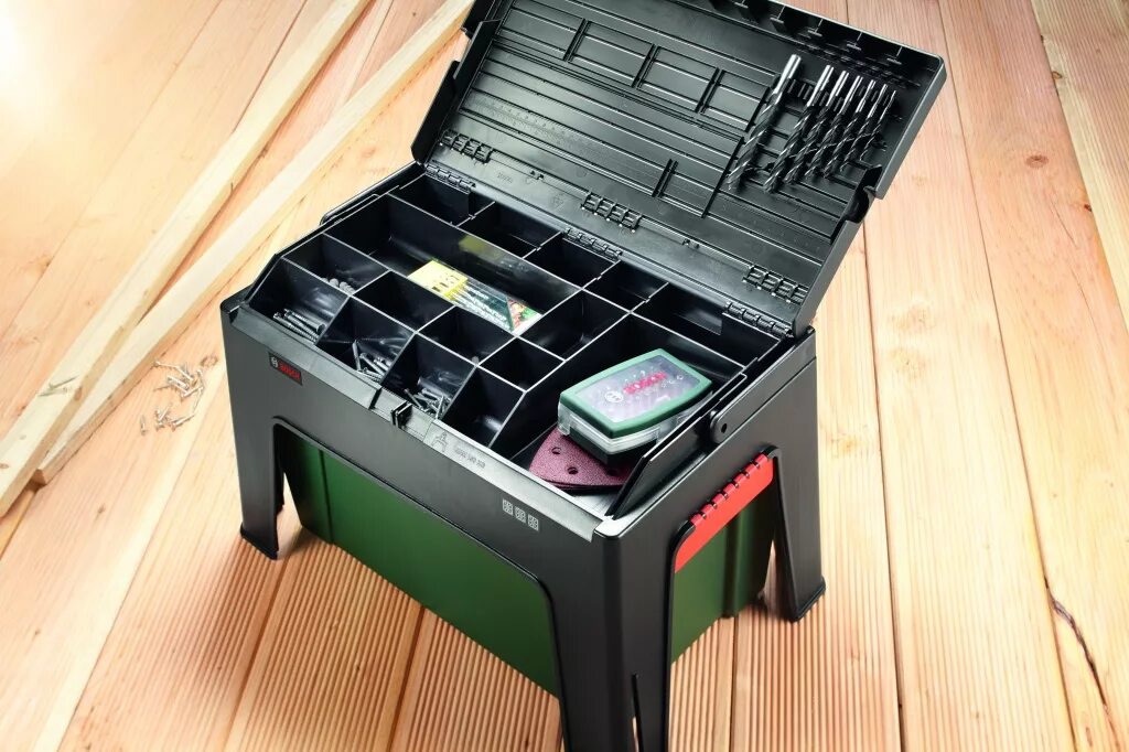 Купить ящик бош. Bosch Workbox 1600a0122l. Ящик Bosch Workbox. Чемодан для инструмента Workbox Bosch 1600a0122l. Ящик для инструментов и оснастки Bosch Workbox.